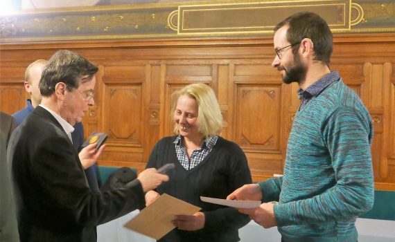 Remise des prix avec Marie-Christine LAPORTE